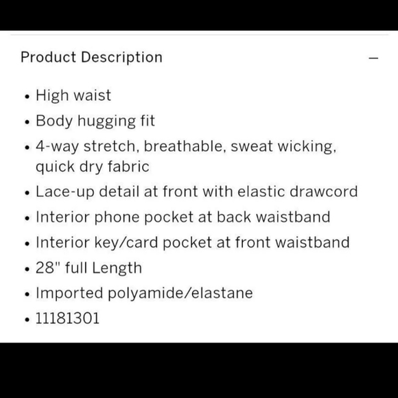 Vs Pink ultimate lace up leggings - Picture 5 of 5